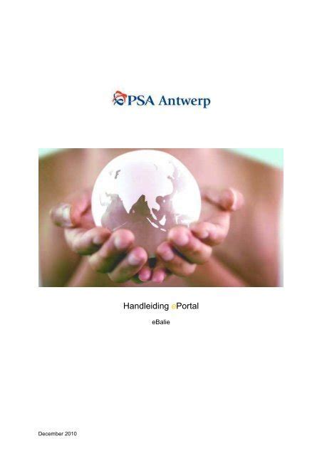 eportal psa antwerpen.